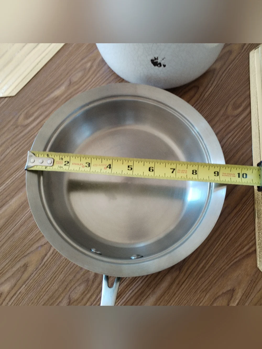 Stainless Steel Frying Pan - copper bottom saute pan ,